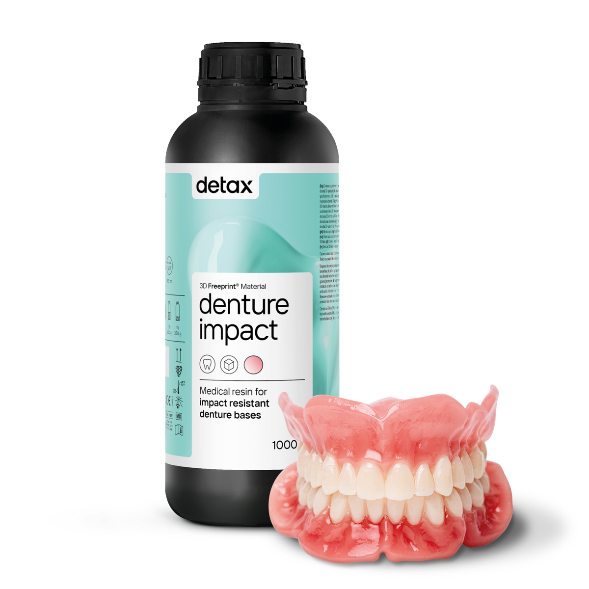 dx denture impact – DETAX, Druckharze