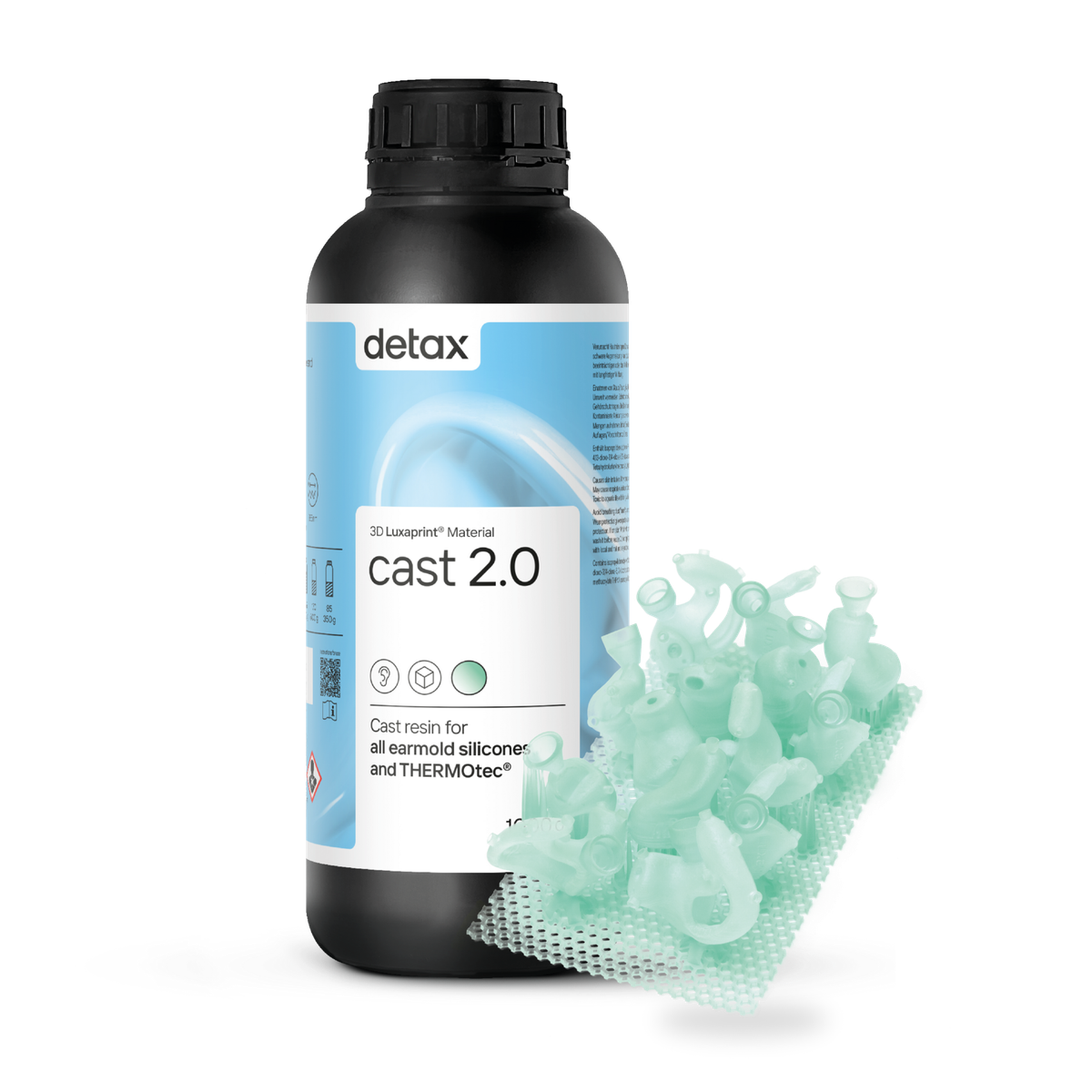 dx cast 2.0 – DETAX, Druckharze