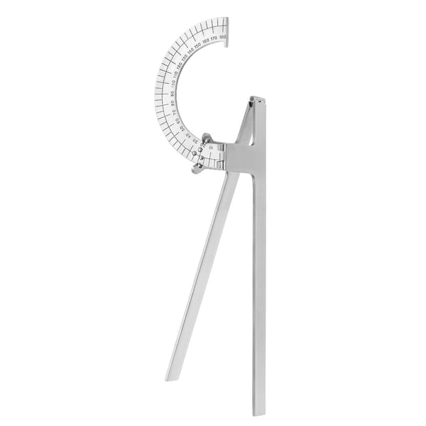 MOELTGEN, Winkelmesser, Goniometer, 24 cm Messbereich 180° 02.312.01