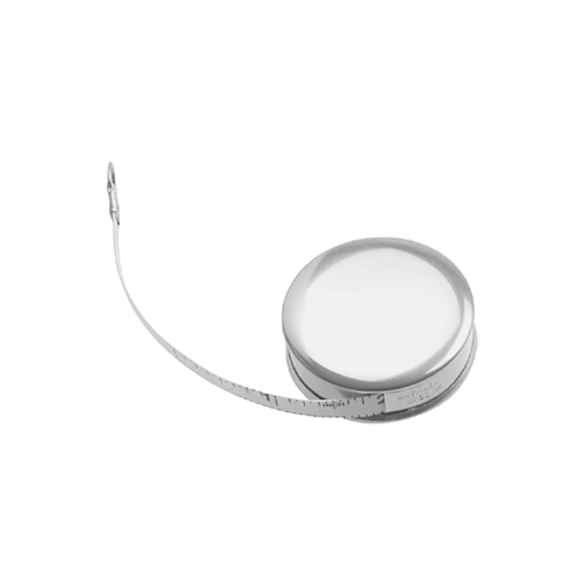 Bandmass Metall, 150 cm Einteilung in mm und Zoll 02.350.15 – Dewimed Medizintechnik GmbH, Diagnostik