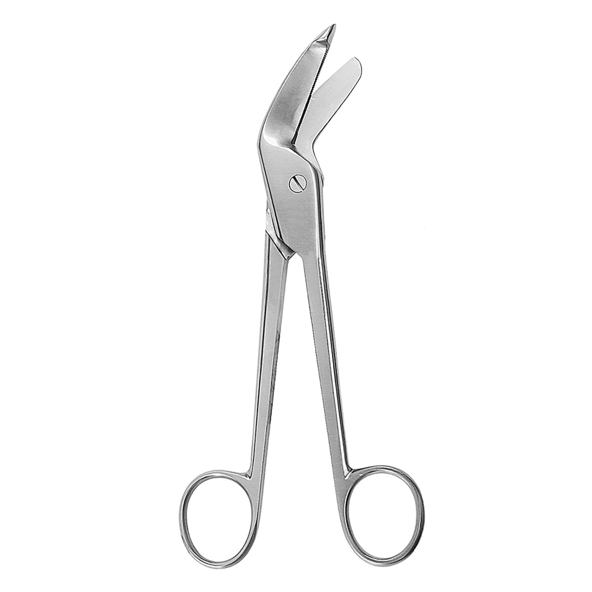 Excenter Verband Schere, 16 cm vorderes Blatt gezahnt – Dewimed Medizintechnik GmbH, Chirurgische Instrumente