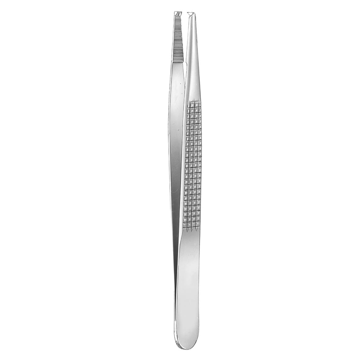 BONNEY, Pinzette, 18 cm 1x2 Zähne, gerieft – Dewimed Medizintechnik GmbH, Pinzetten