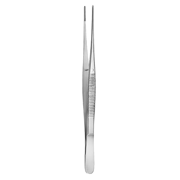 SEMKEN, Pinzette anatomisch, 15,5 cm mit Stift gerieft