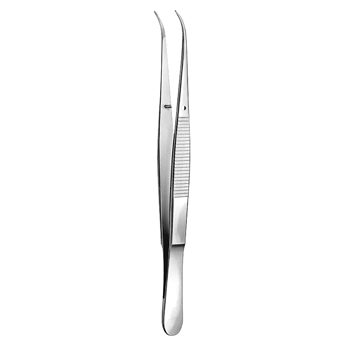 SEMKEN, Pinzette anatomisch, 15 cm mit Stift gerieft – Dewimed Medizintechnik GmbH, Pinzetten