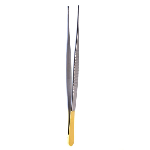 DE BAKEY, Pinzette, atraumatisch, 19 cm 3,5 mm TC 2x4 Zähne