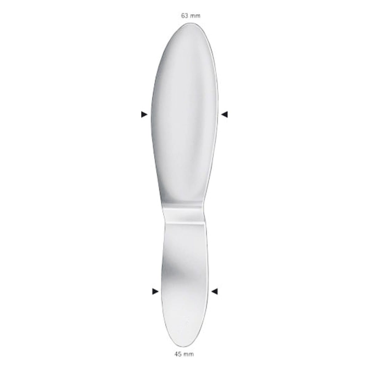 REVERDIN, Bauchspatel, 28 cm 45 mm / 60 mm 18.175.28 – Dewimed Medizintechnik GmbH, Chirurgische Instrumente