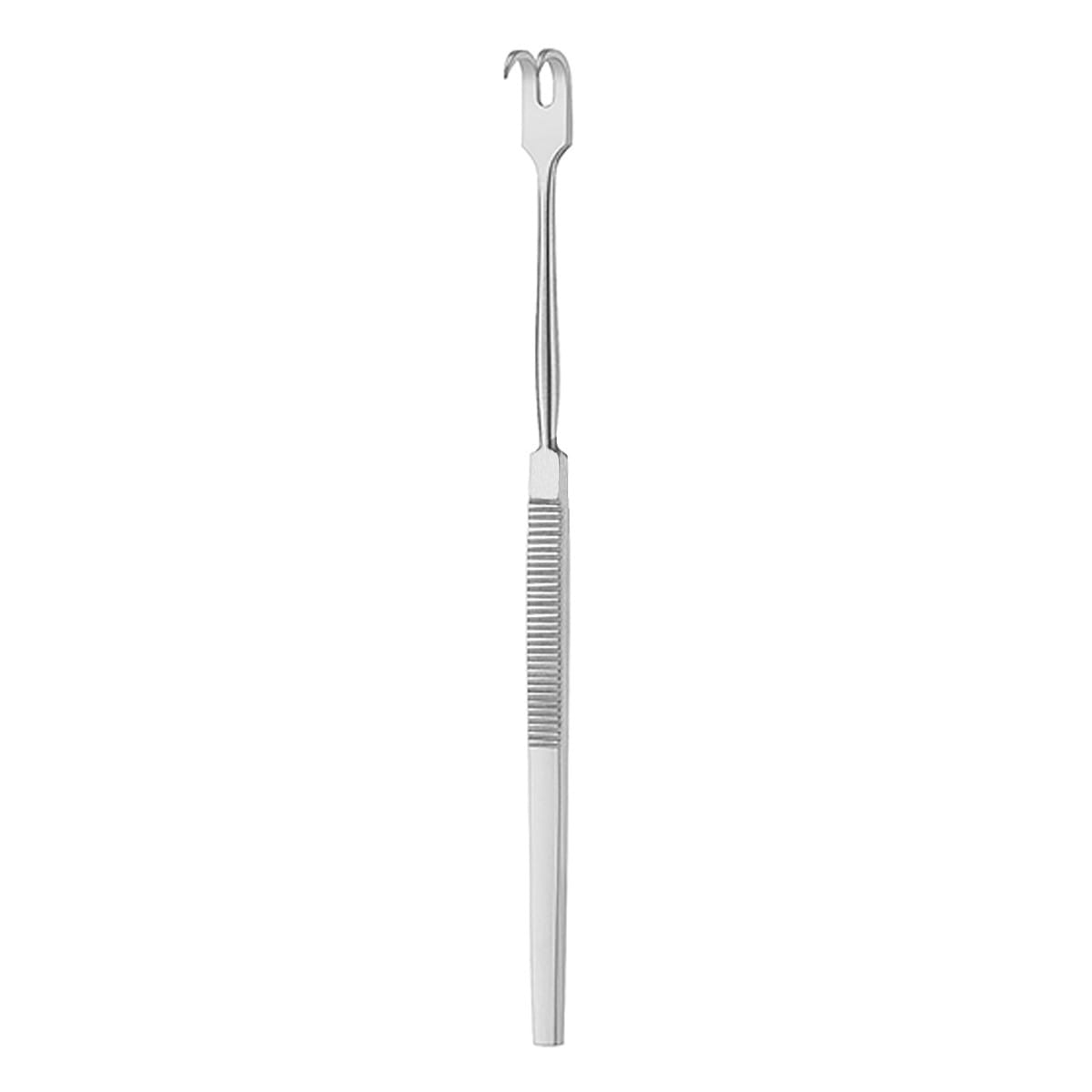 Wundhaken, tracheal, enge Biegung, 16 cm 4 Haken scharf 18.220.04 – Dewimed Medizintechnik GmbH, Chirurgische Instrumente