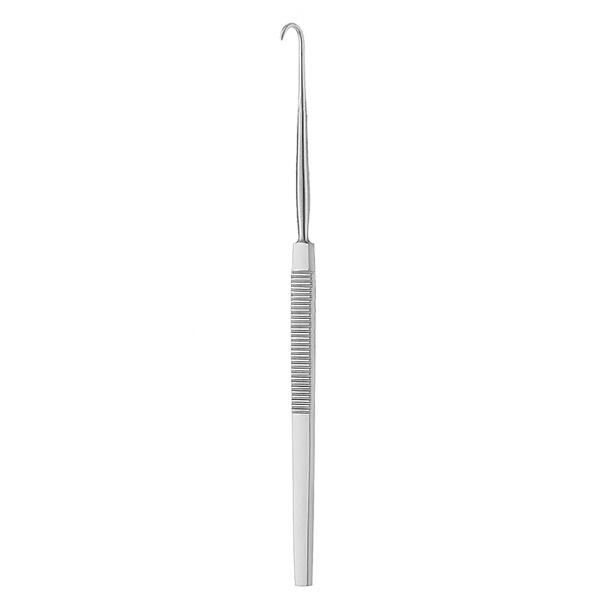 Wundhaken, tracheal, enge Biegung, 16 cm 1 Haken stumpf 18.221.01 – Dewimed Medizintechnik GmbH, Chirurgische Instrumente