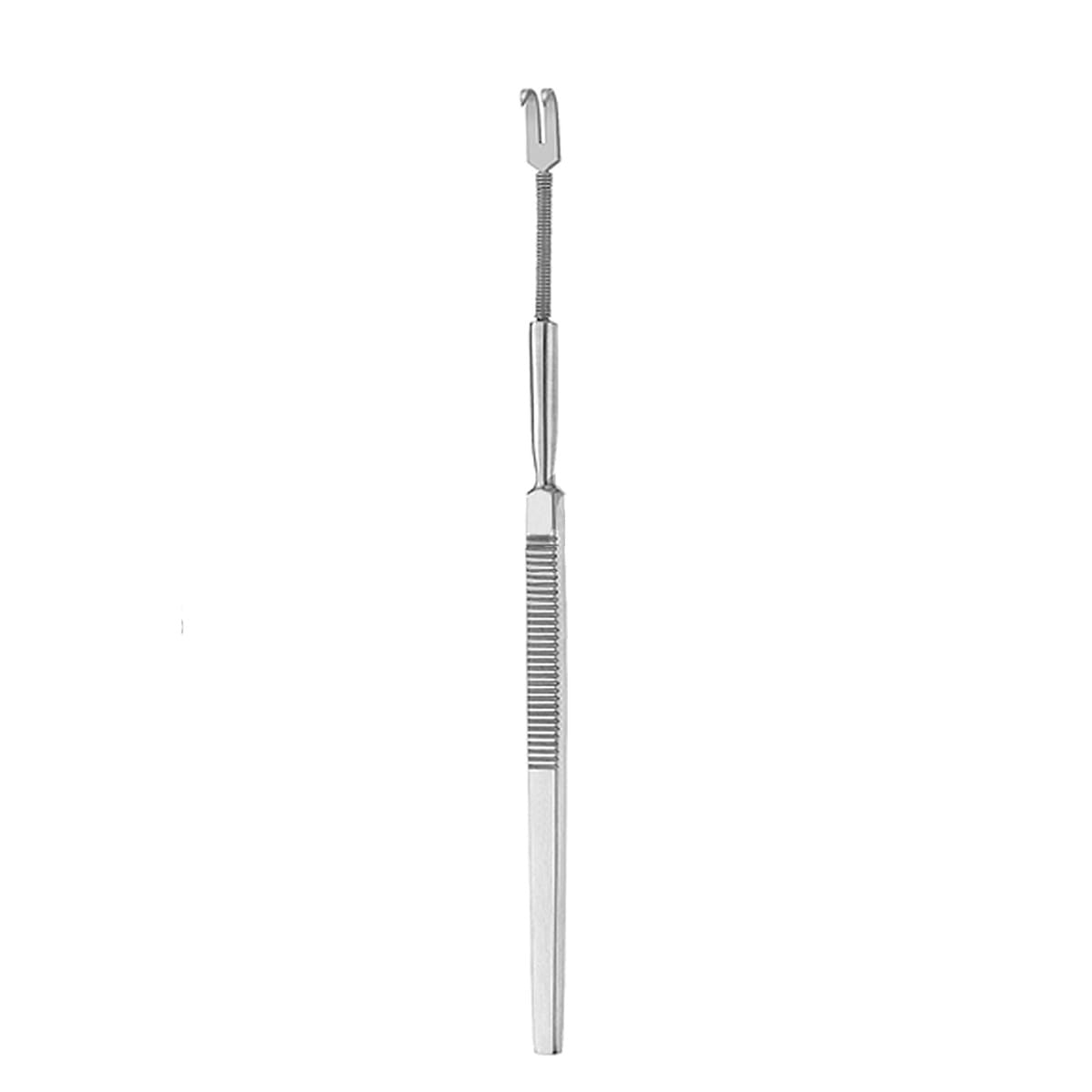 Wundhaken, mit flexiblem Federschaft, 16 cm 2 Haken scharf 18.226.02 – Dewimed Medizintechnik GmbH, Chirurgische Instrumente