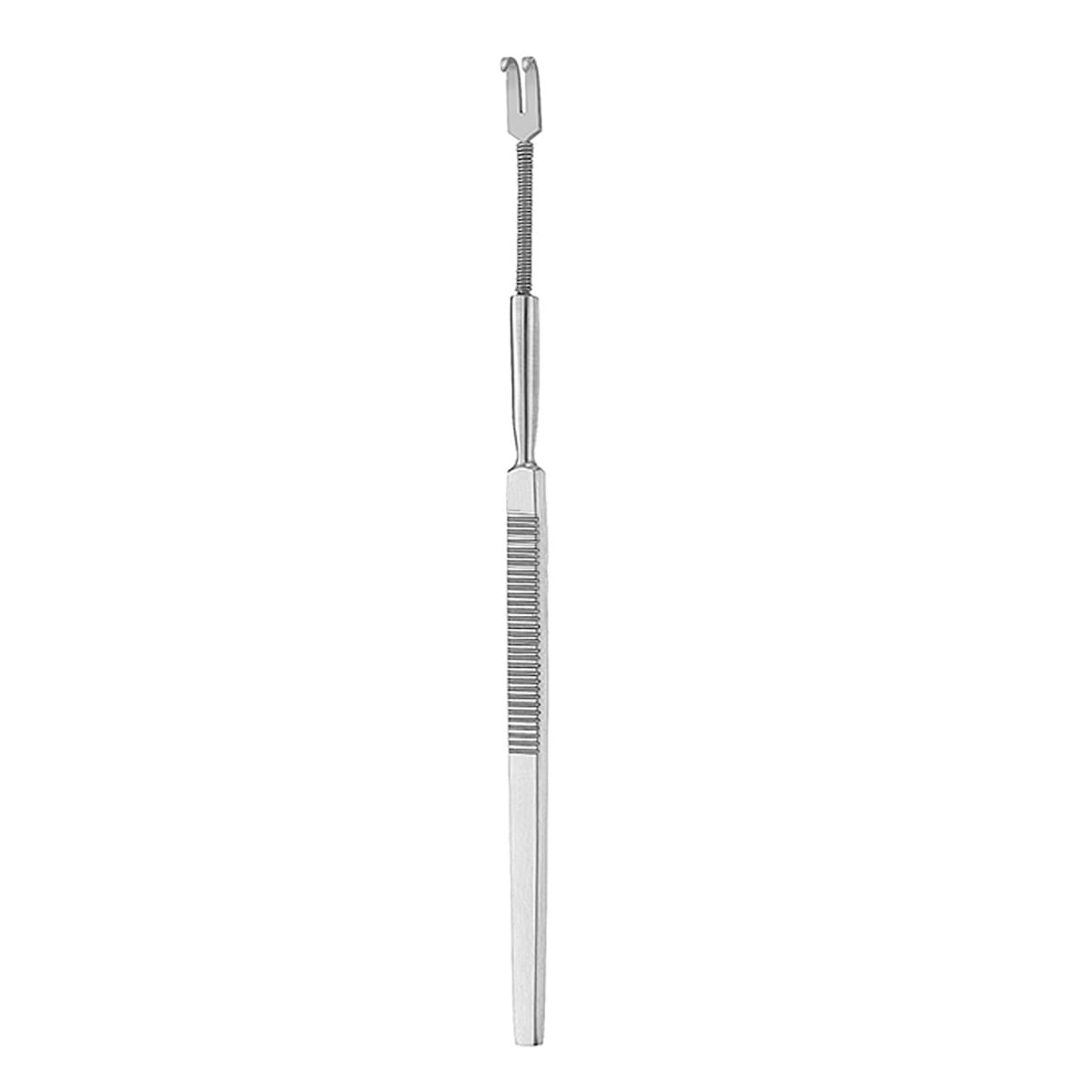 Wundhaken, mit flexiblem Federschaft, 16 cm 3 Haken stumpf 18.227.03 – Dewimed Medizintechnik GmbH, Chirurgische Instrumente
