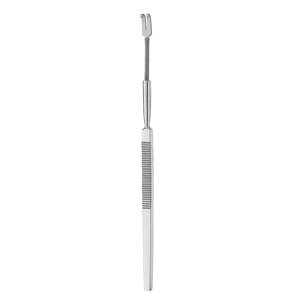 Wundhaken, mit flexiblem Federschaft, 16 cm 4 Haken stumpf 18.227.04 – Dewimed Medizintechnik GmbH, Chirurgische Instrumente