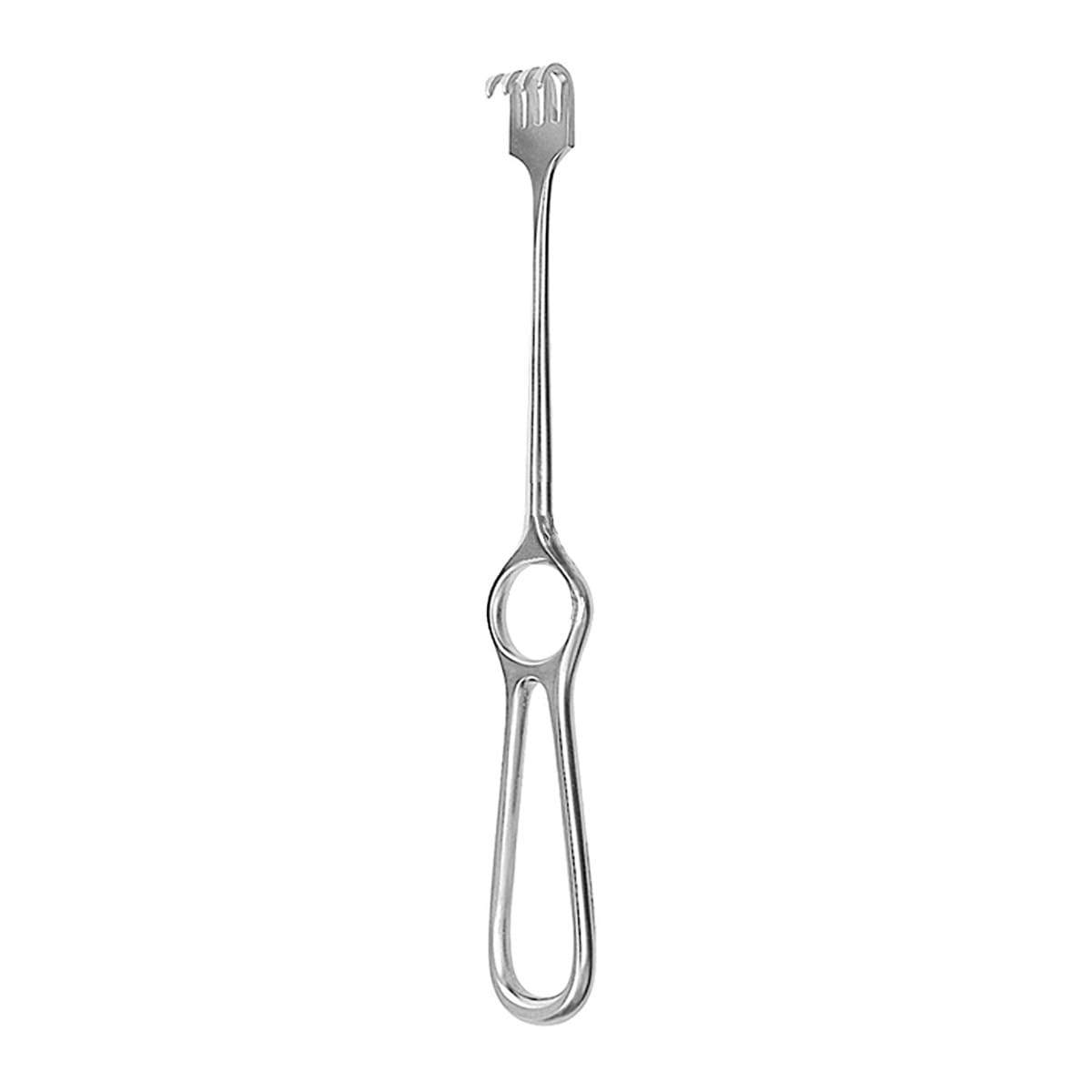 VOLKMANN, Wundhaken, 21,5 cm 3 Haken scharf 18.280.03 – Dewimed Medizintechnik GmbH, Chirurgische Instrumente