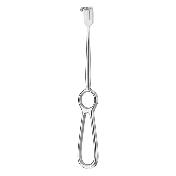 VOLKMANN, Wundhaken, 21,5 cm 2 Haken stumpf 18.281.02