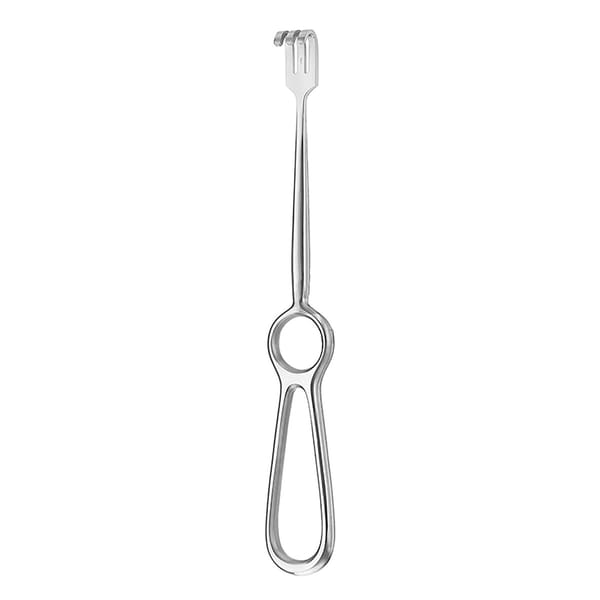 VOLKMANN, Wundhaken, 21,5 cm 6 Haken stumpf 18.281.06