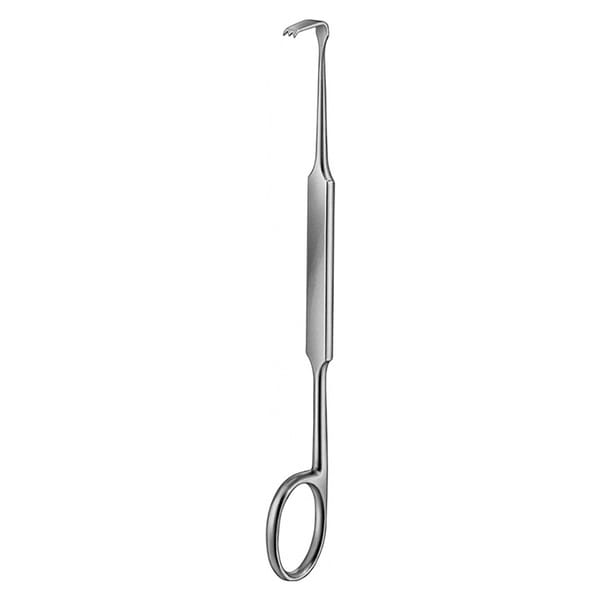 MEYERDING, Wundhaken, 18 cm 16 x 5 mm 3 Zähne 18.302.02