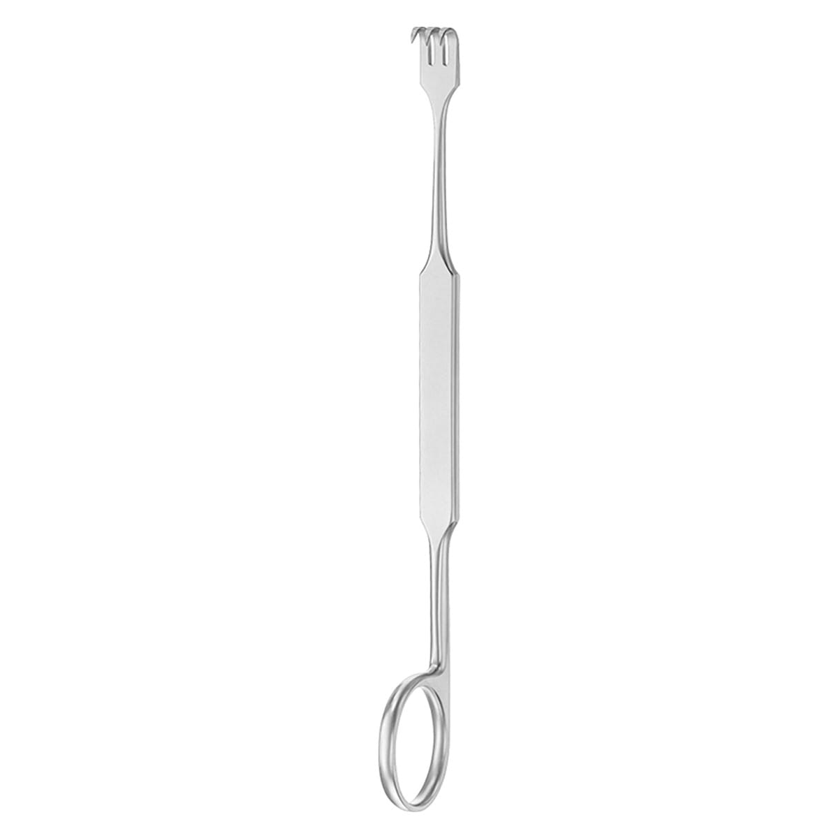 MEYERDING, Wundhaken, 18 cm 10 x 4 mm 3 Zähne 18.302.06 – Dewimed Medizintechnik GmbH, Chirurgische Instrumente