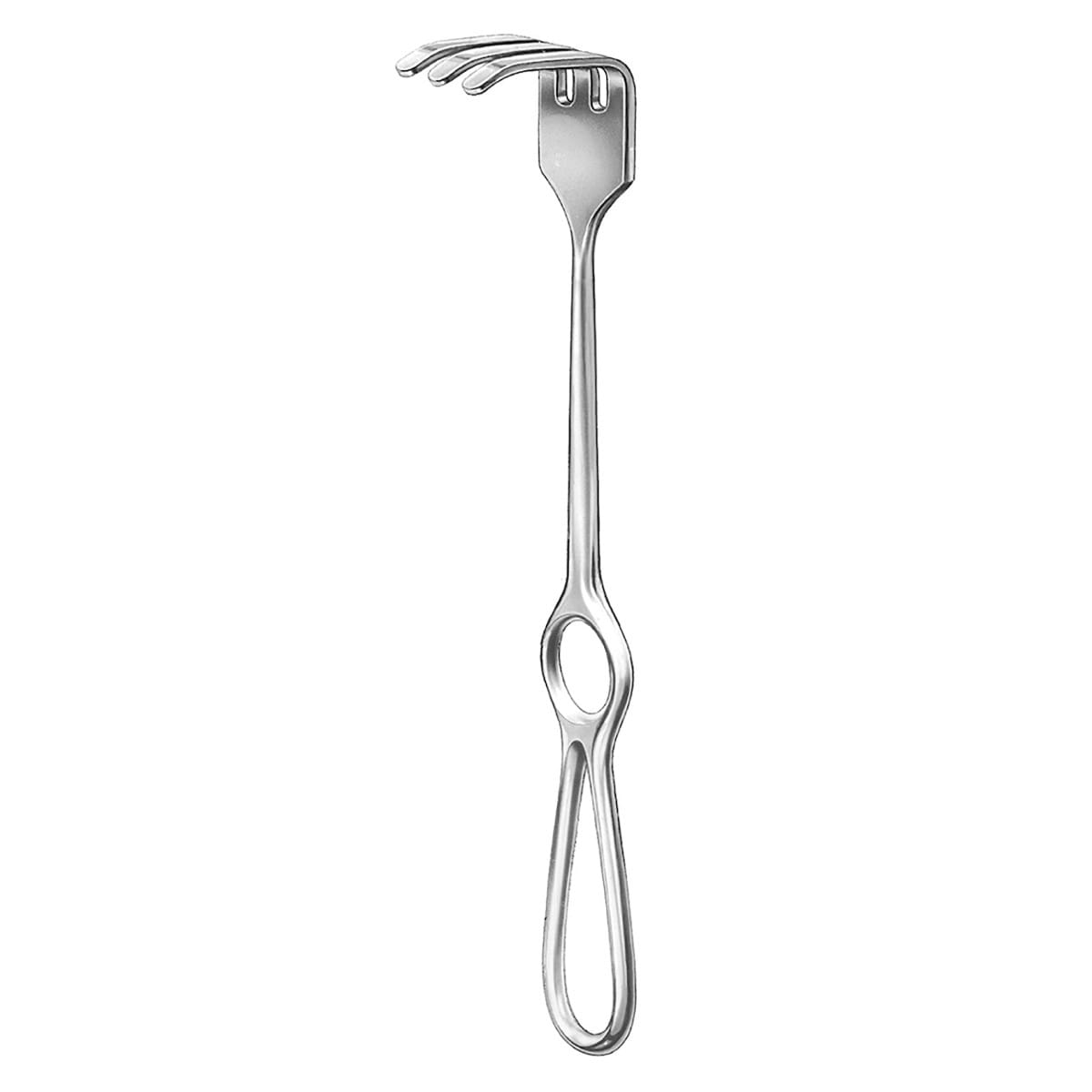 OLLIER, Wundhaken, stumpf, 22,5 cm 38 x 30 mm 3 Zähne 18.360.03 – Dewimed Medizintechnik GmbH, Chirurgische Instrumente