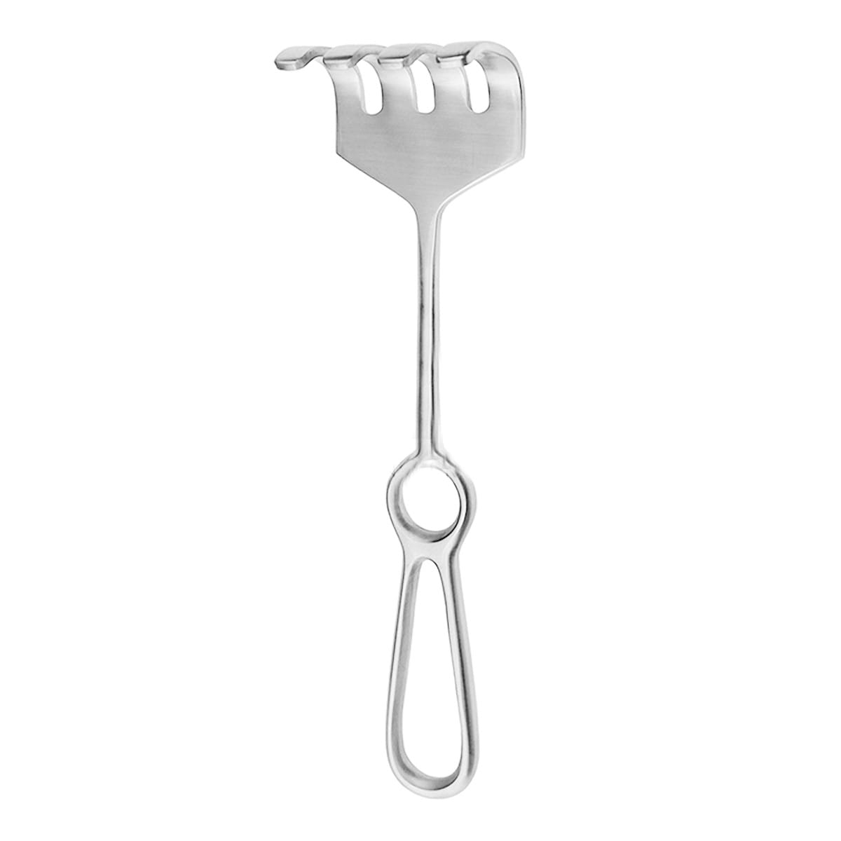 OLLIER, Wundhaken, stumpf, 22,5 cm 36 x 60mm 4 Zähne 18.360.04 – Dewimed Medizintechnik GmbH, Chirurgische Instrumente