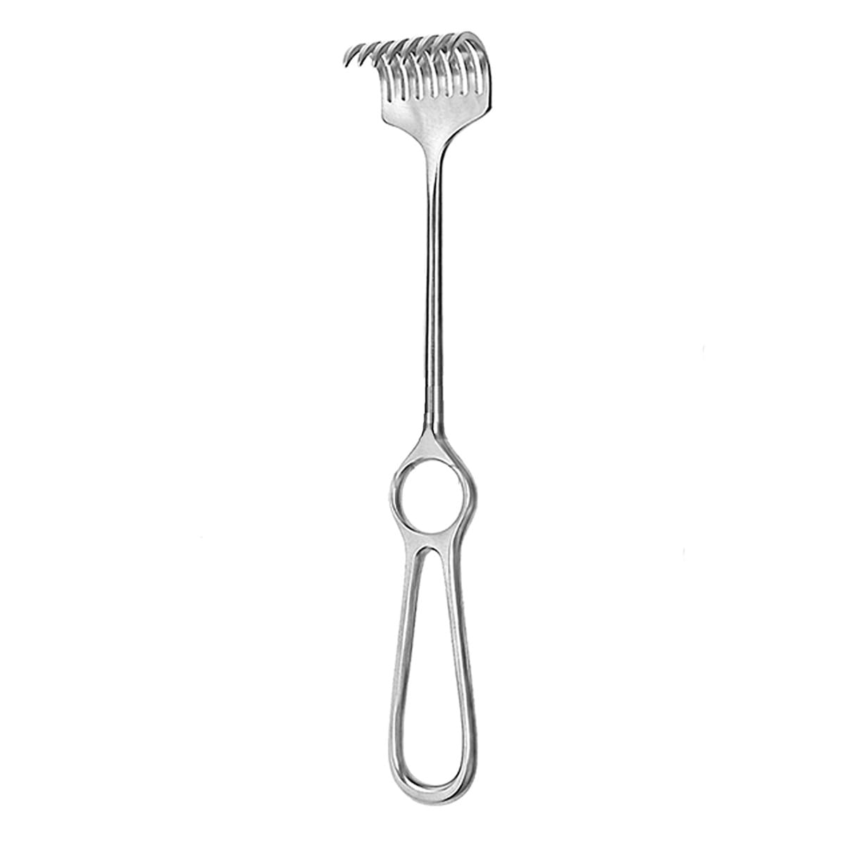 KOERTE, Wundhaken, 23,5 cm 8 Zähne stumpf 18.367.08 – Dewimed Medizintechnik GmbH, Chirurgische Instrumente