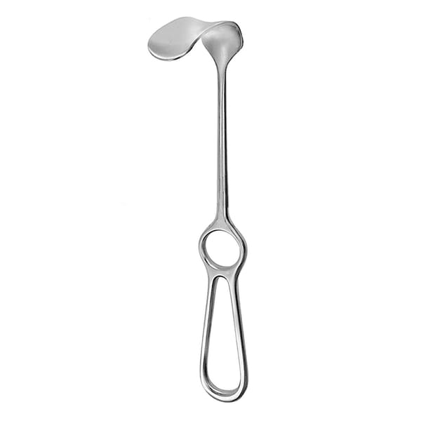 KOCHER, Wundhaken, 22,5 cm 70 x 25 mm 18.372.22