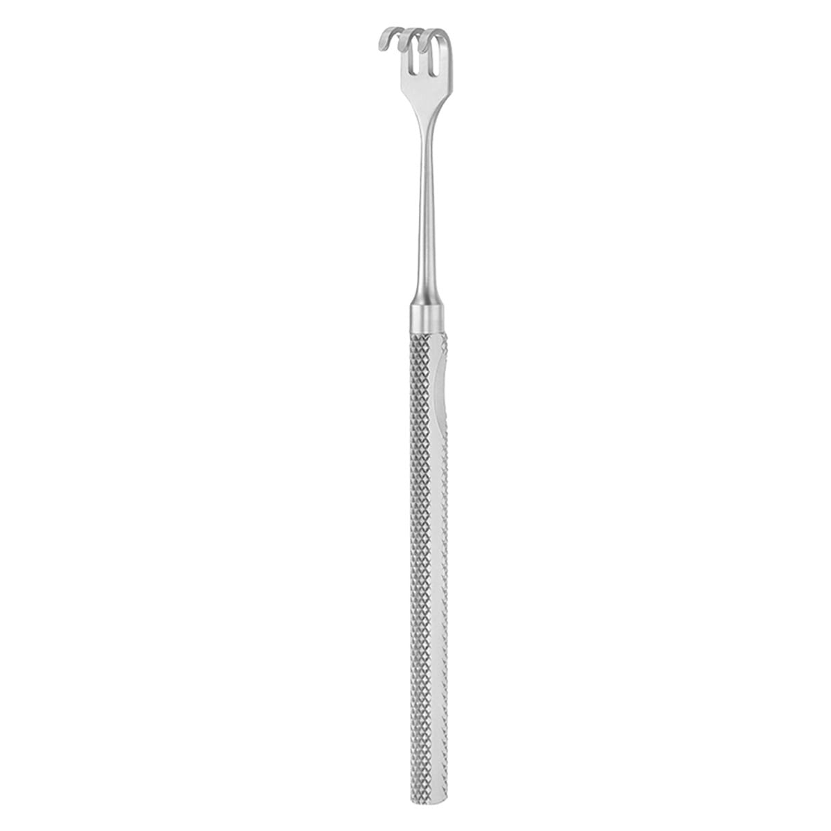 MANNERFELDT, Haken, weit, 15,5 cm 3 Zinken stumpf 18.515.03 – Dewimed Medizintechnik GmbH, Wangenhalter - Wundhaken
