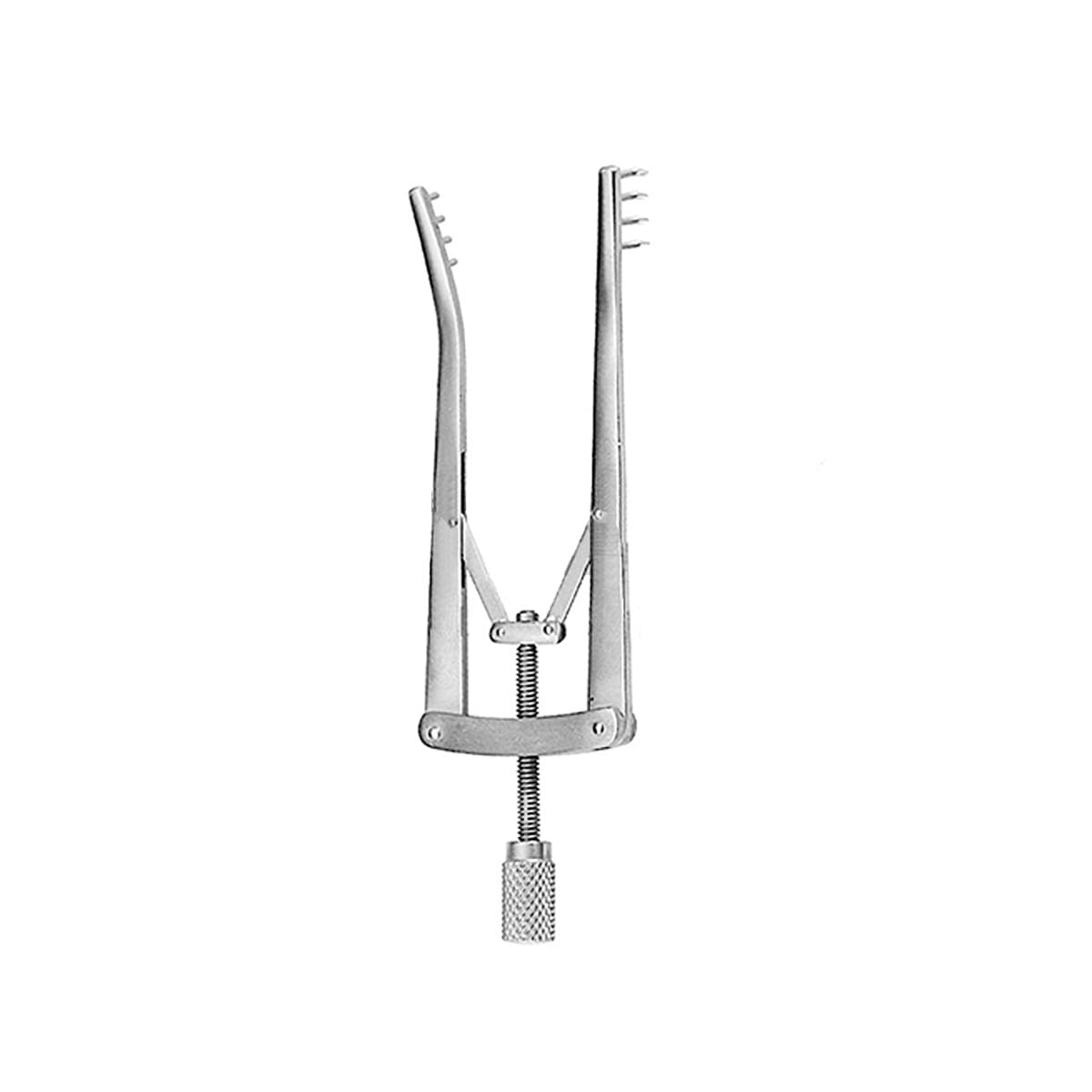 ALM, Wundsperrer, selbsthaltend, 10 cm 4×4 Zähne scharf 18.620.10 – Dewimed Medizintechnik GmbH, Chirurgische Instrumente