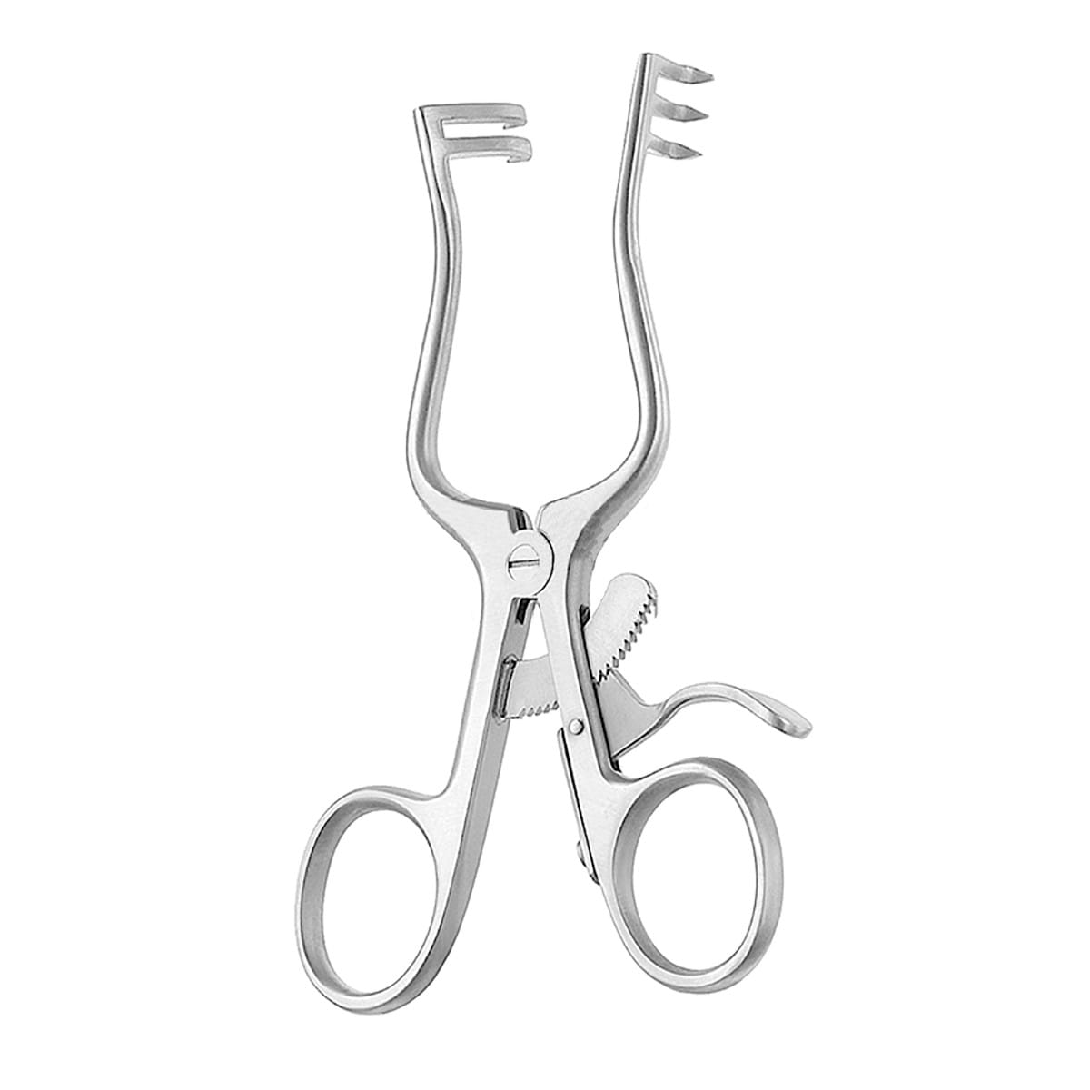 WEITLANER, Wundsperrer, selbsthaltend, 11,5 cm 2×3 Zähne scharf 18.650.10 – Dewimed Medizintechnik GmbH, Chirurgische Instrumente