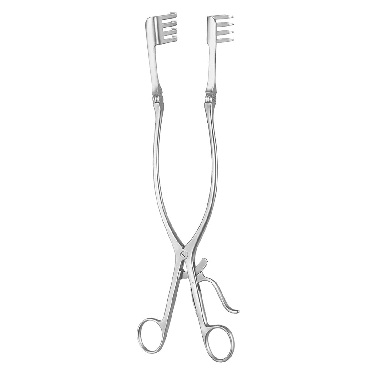 BECKMANN ADSON, Wundsperrer, mit Gelenk, 31 cm 4×4 Zähne stumpf 18.690.00 – Dewimed Medizintechnik GmbH, Chirurgische Instrumente