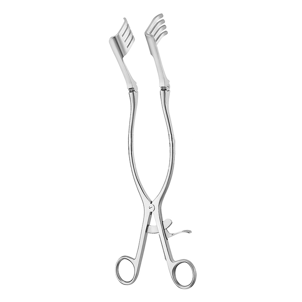BECKMANN ADSON, Wundsperrer, mit Gelenk, 31 cm 4x4 Zähne stumpf 18.690.02 – Dewimed Medizintechnik GmbH, Chirurgische Instrumente