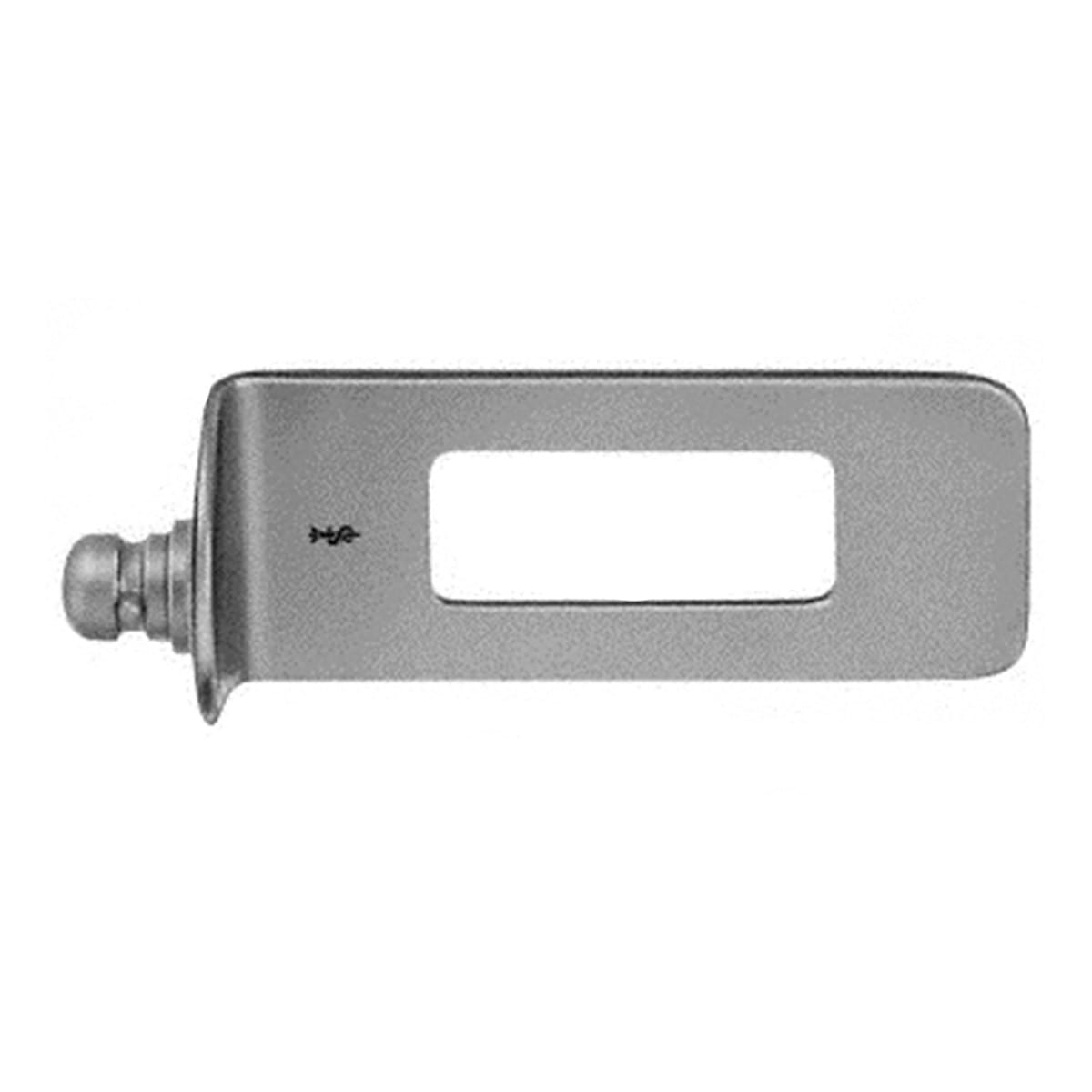 CASPAR, Valve, 50×25 mm zur Spanentnahme am Beckenkamm, gefenstert 18.726.50 – Dewimed Medizintechnik GmbH, Chirurgische Instrumente