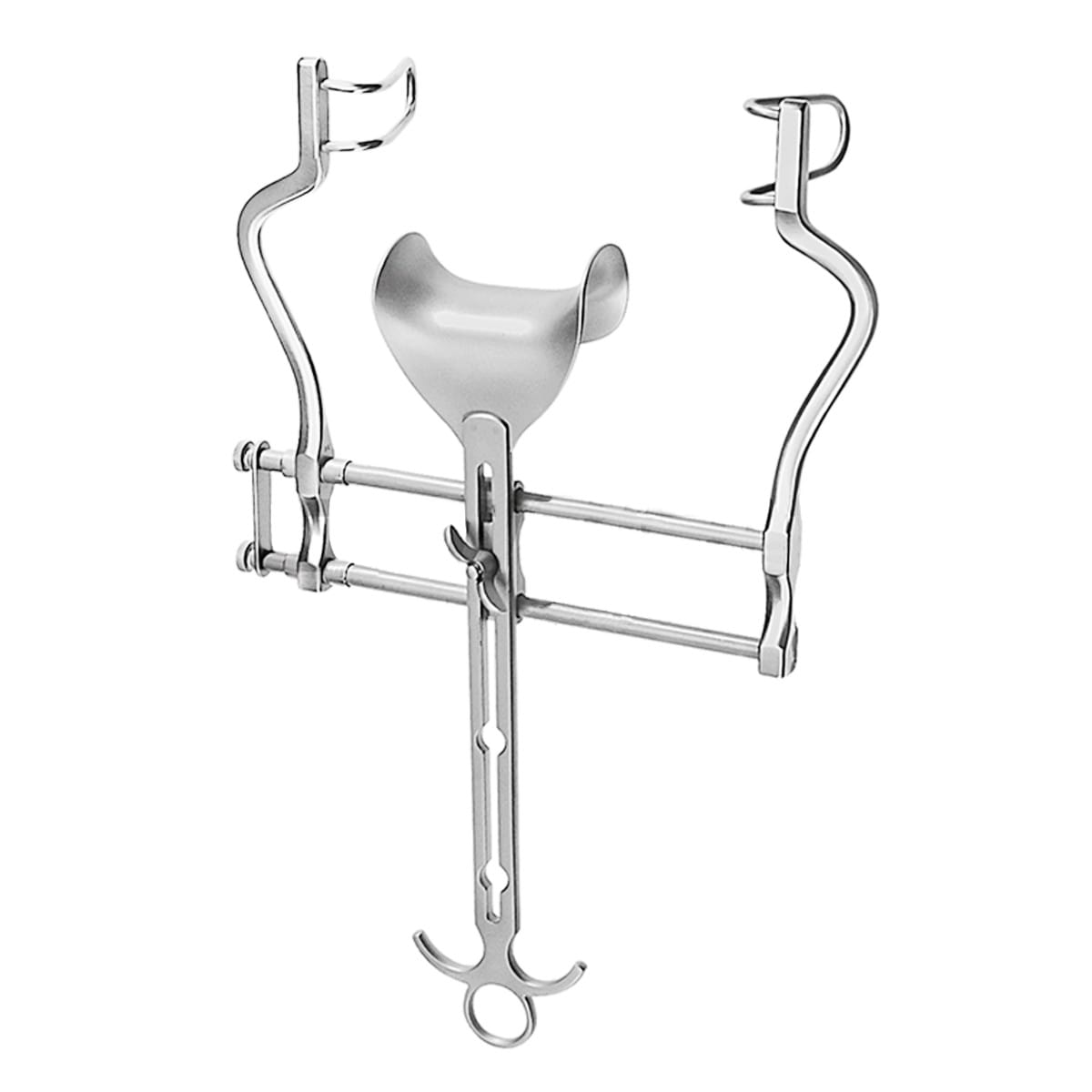 BALFOUR, Bauchdeckenhalter, 20 cm Seitenvalve 100 x 35 mm, Mittelvalve 70 x 85 mm Spreizweite 25 cm 18.764.25 – Dewimed Medizintechnik GmbH, Chirurgische Instrumente