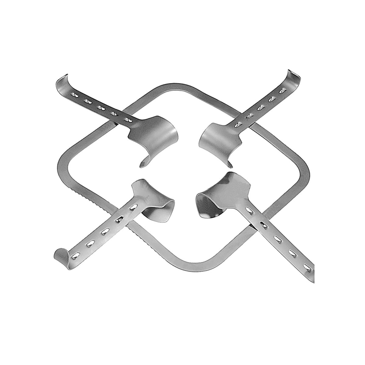 KIRSCHNER, Bauchdeckenhalter Set, Rahmen 140×240 mm Blätter 50 x 65 mm, 40 x 55 mm 18.782.00 – Dewimed Medizintechnik GmbH, Chirurgische Instrumente
