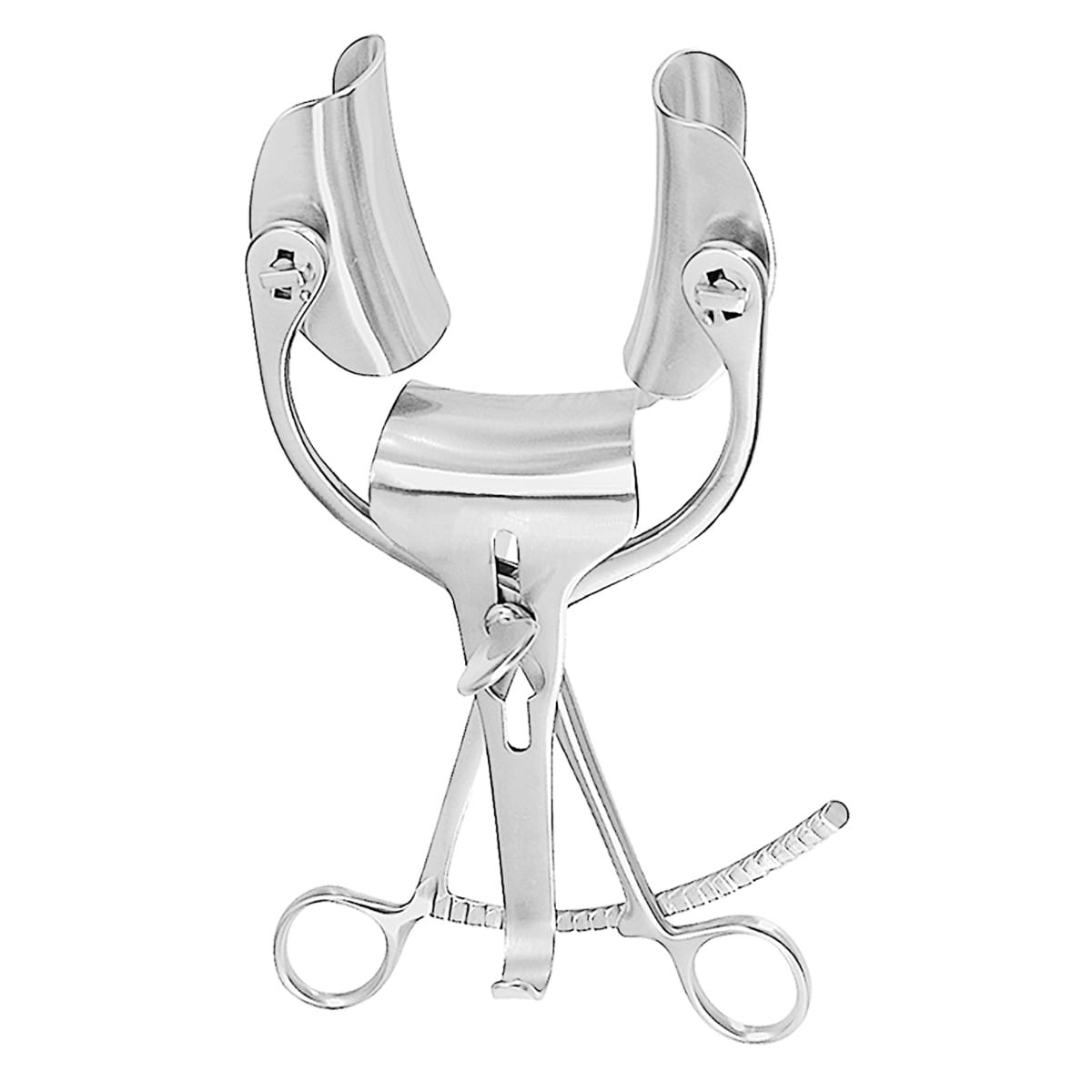 COLLIN, Bauchdeckenhalter, 22 cm seitliche Valve 38 x 80 mm, Mittelvalve 50 x 75 mm 18.812.80 – Dewimed Medizintechnik GmbH, Chirurgische Instrumente