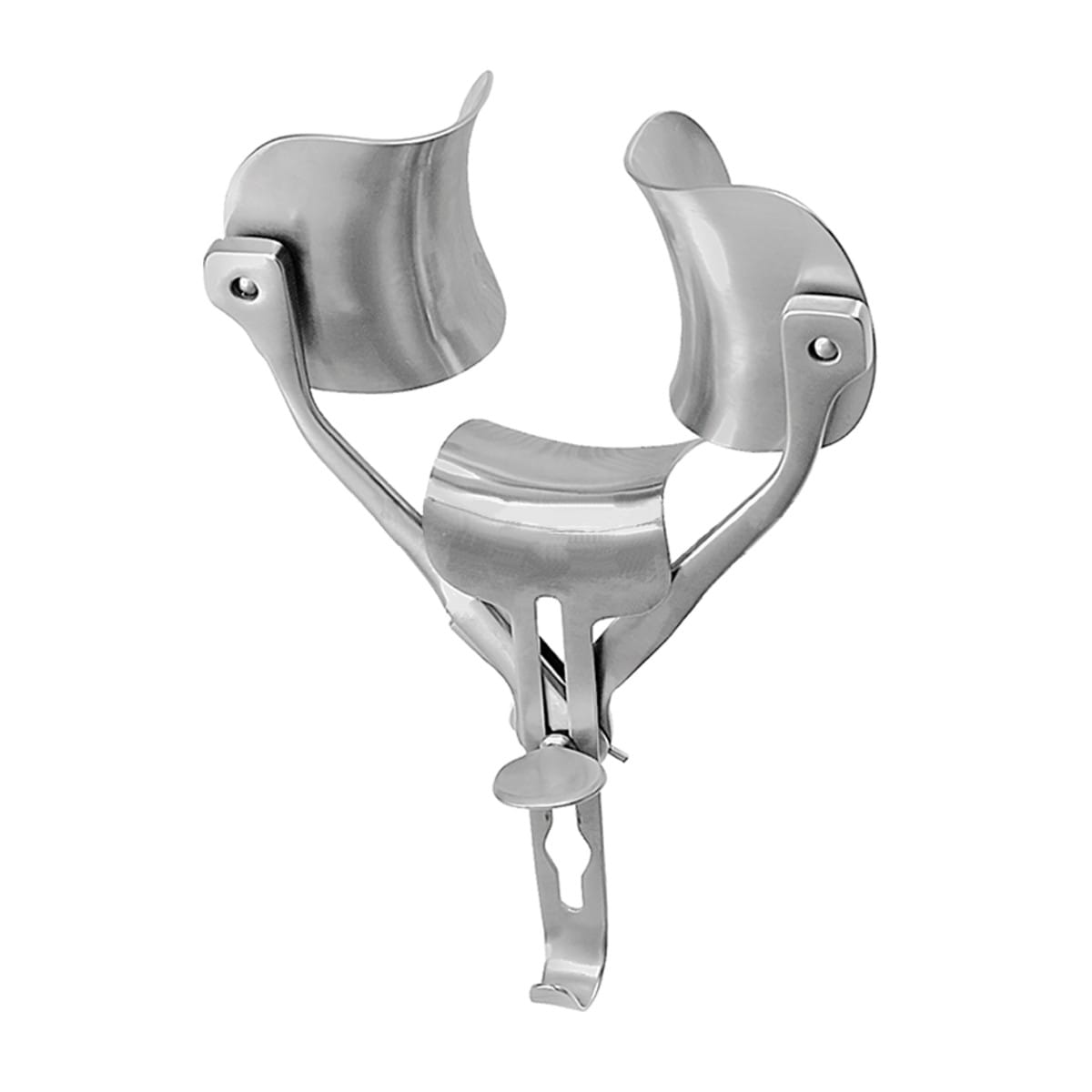 RICARD, Bauchdeckenhalter, 28 cm komplett mit 1 Paar Seitenvalven 50 x 58 mm 18.822.28 – Dewimed Medizintechnik GmbH, Chirurgische Instrumente