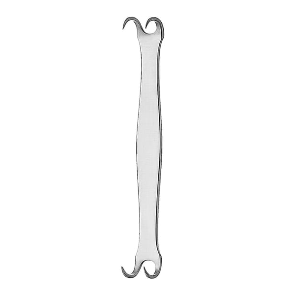 Muskelhaken, doppelendig, 10 cm 2-seitig scharf 18.902.10
