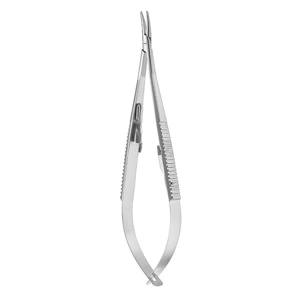 CASTROVIEJO, Nadelhalter, 14 cm Innensperre Maul glatt