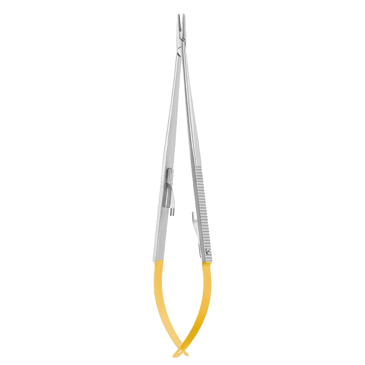 CASTROVIEJO, Nadelhalter, 18 cm Innensperre Maul glatt – Dewimed Medizintechnik GmbH, Chirurgische Instrumente