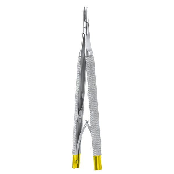 CASTROVIEJO, Nadelhalter, 13 cm Innensperre Maul glatt