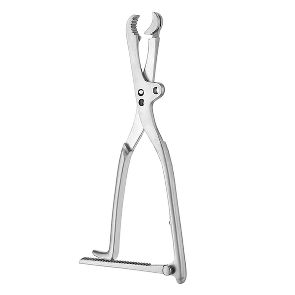 LAMBOTTE, Knochenhaltezange, 22 cm mit Ratsche 32.370.22