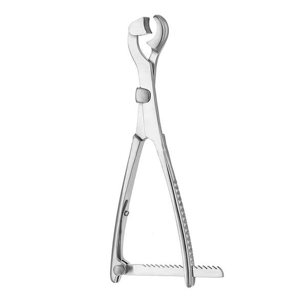 LAMBOTTE, Knochenhaltezange, 22 cm mit Ratsche 32.372.22