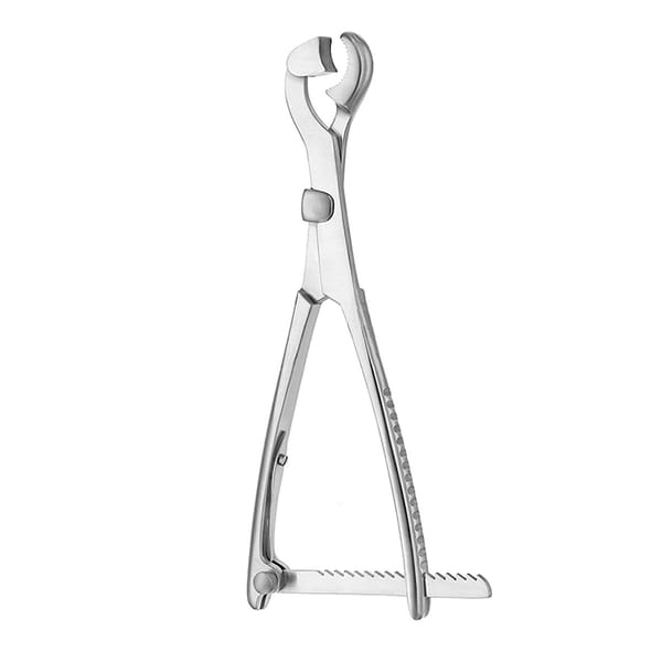 LAMBOTTE, Knochenhaltezange, 26 cm mit Ratsche 32.372.26