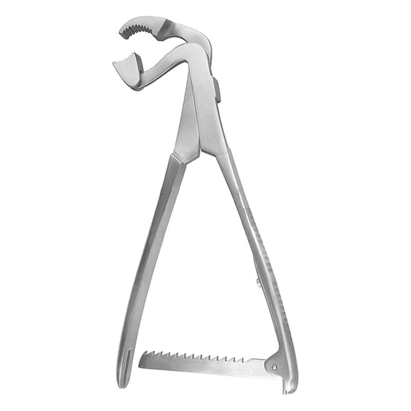 LAMBOTTE, Knochenhaltezange, 23 cm mit Ratsche 32.373.23