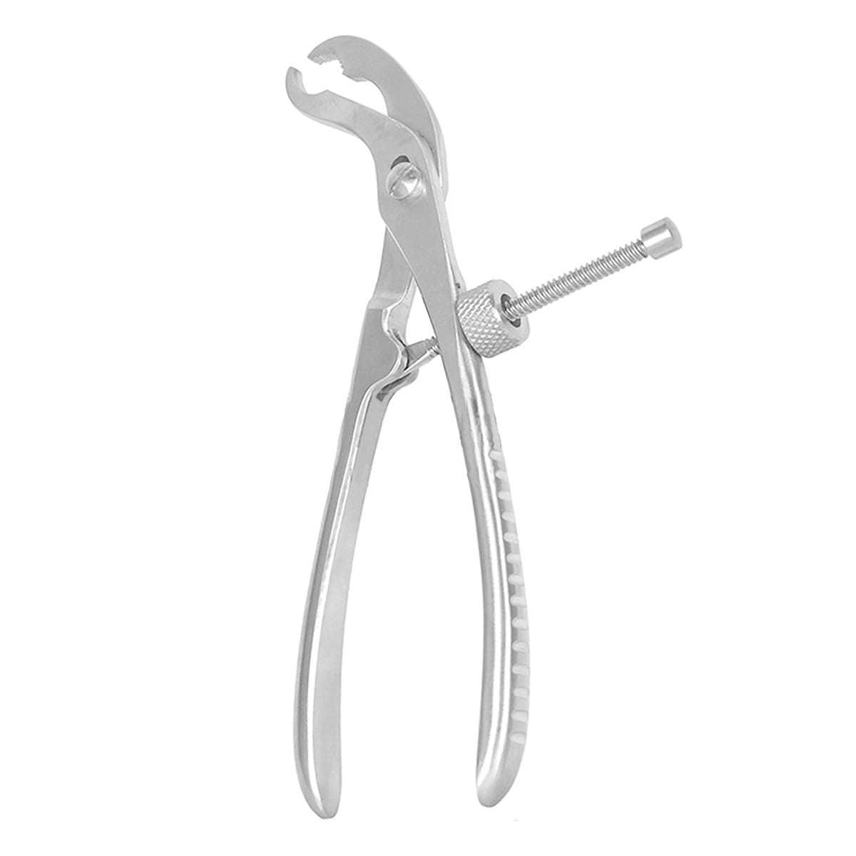 Knochenhaltezange, 24 cm mit Gewindesperre, selbstzentrierend 32.391.24 – Dewimed Medizintechnik GmbH, Sonstige chirurgische Instrumente
