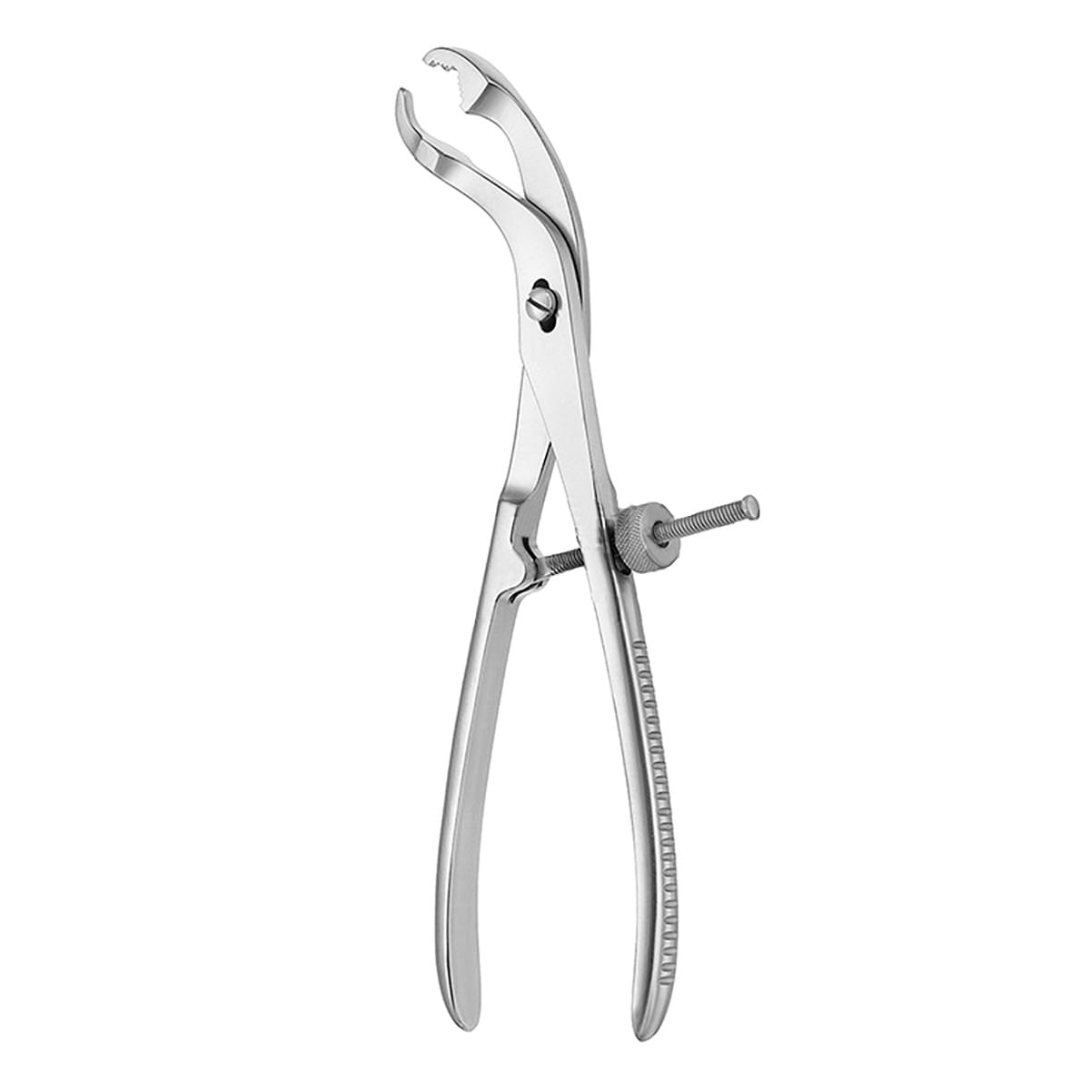 Knochenhaltezange, 26 cm mit Gewindesperre, selbstzentrierend 32.391.26 – Dewimed Medizintechnik GmbH, Sonstige chirurgische Instrumente
