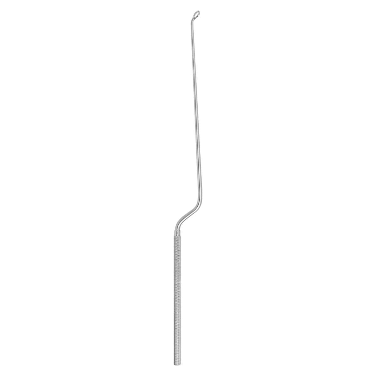 NICOLA, Kuerette, 21,5 cm Ø 6 mm bajonettförmig biegsam 40.821.65 – Dewimed Medizintechnik GmbH, Sonstige chirurgische Instrumente