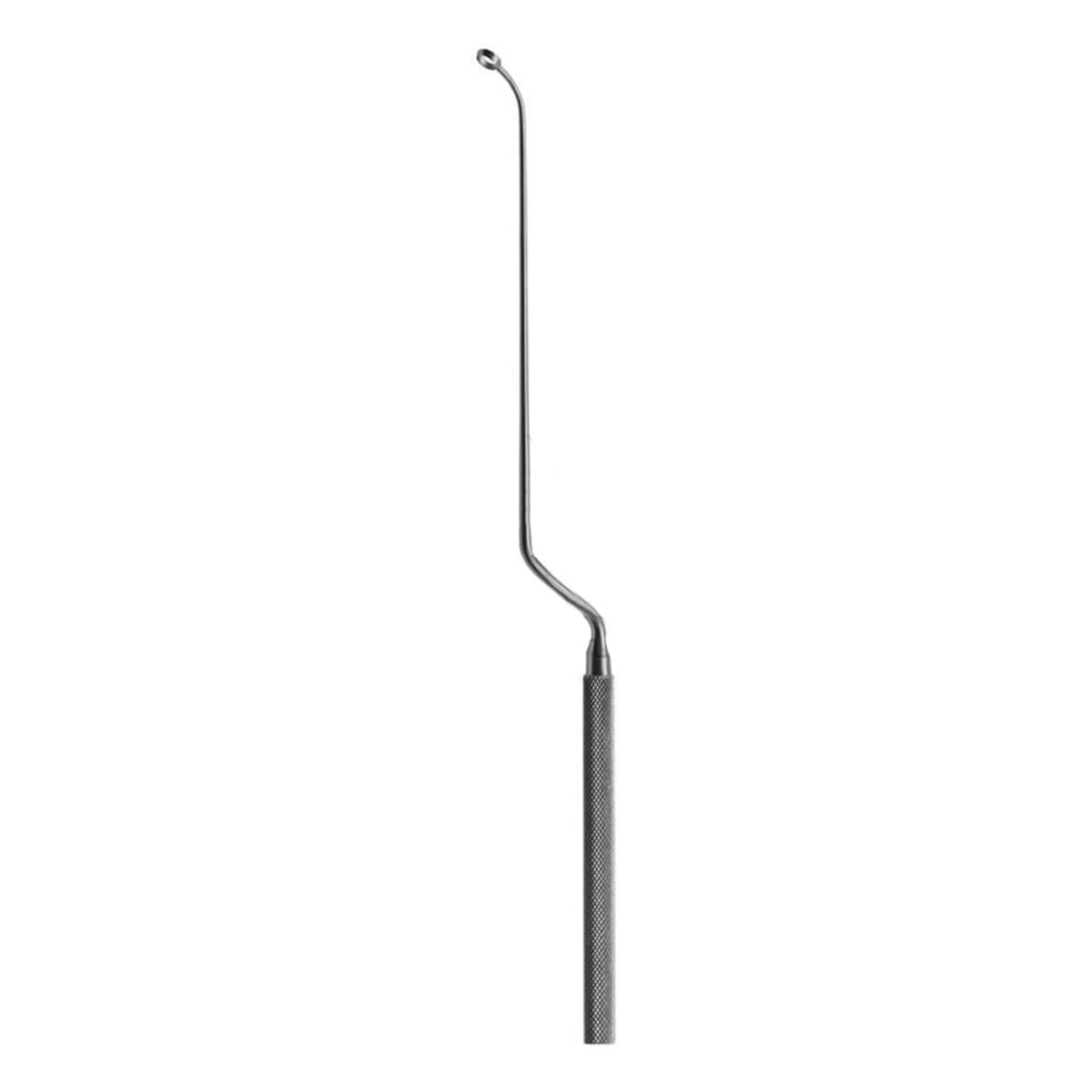 HARDY, Kuerette, 24 cm Ø 5 mm bajonettförmig scharf 40.854.05 – Dewimed Medizintechnik GmbH, Sonstige chirurgische Instrumente