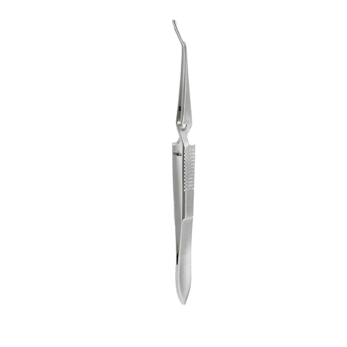 CASTROVIEJO, Kapselpinzette, 10 cm überkreuz 43.115.10 – Dewimed Medizintechnik GmbH, Chirurgische Pinzetten