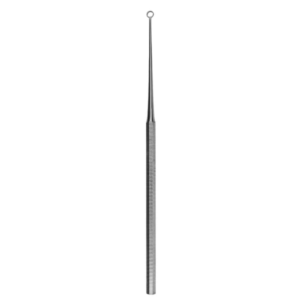 BUCK, Ohrkuerette, 16,5 cm 2,0 mm Fig. 0, scharf 5 x 2 Zähne 44.112.00