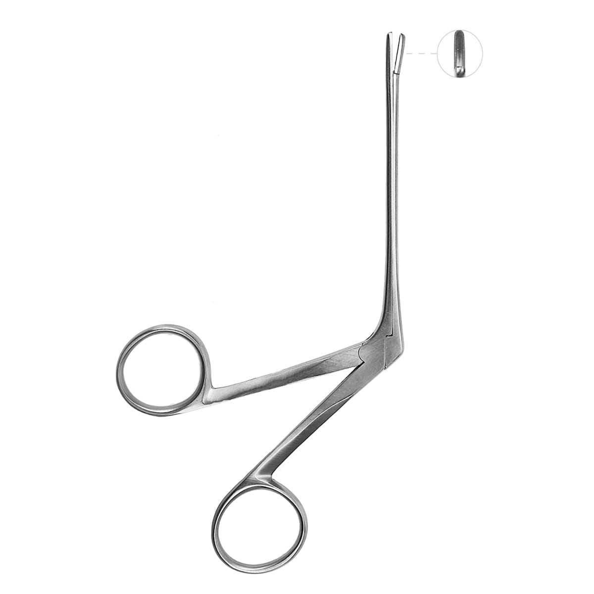 HARTMANN, Ohrzaengchen, 8,5 cm Loeffel links 5 x 2 Zähne 44.265.08 – Dewimed Medizintechnik GmbH, Chirurgische Pinzetten