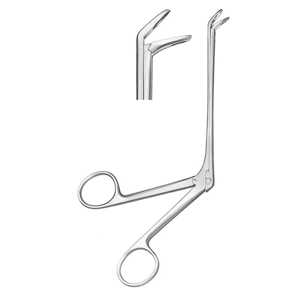 WEIL BLAKESLEY, Nasenzange, 25 cm Schaftlänge 180 mm Fig. 2 scharf 1 x 2 Zähne 46.227.02